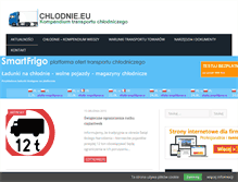 Tablet Screenshot of chlodnie.eu